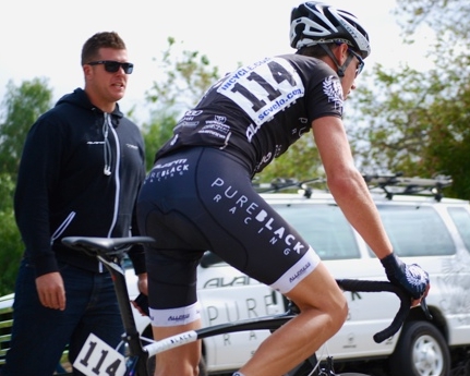 Roman van Uden (rider) and Carl Williams coaching